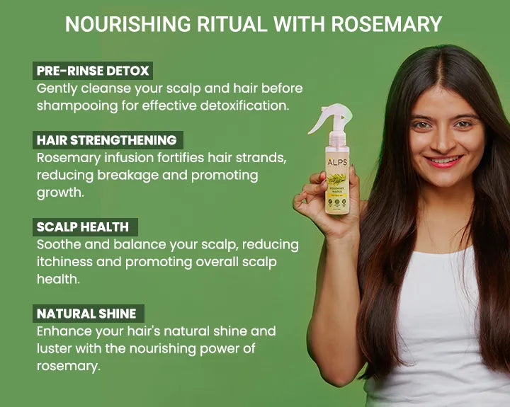 Organic Rosemary Water: Hair Regrowth Spray - Buy 1 Get 1 Free